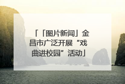 「图片新闻」金昌市广泛开展“戏曲进校园”活动