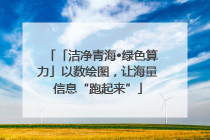 「洁净青海•绿色算力」以数绘图，让海量信息“跑起来”
