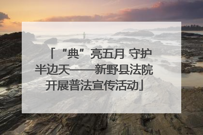 “典”亮五月 守护半边天——新野县法院开展普法宣传活动