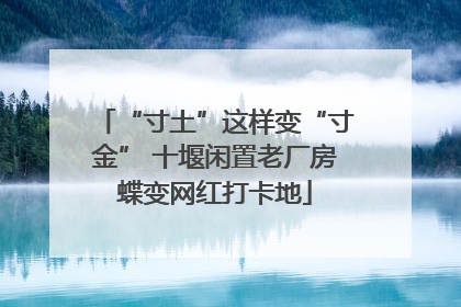 “寸土”这样变“寸金” 十堰闲置老厂房蝶变网红打卡地