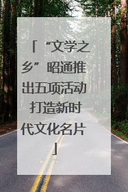 “文学之乡”昭通推出五项活动 打造新时代文化名片