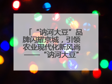 “讷河大豆”品牌闪耀京城，引领农业现代化新风尚——“讷河大豆”品牌新发地推介会圆满落幕
