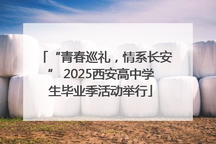 “青春巡礼，情系长安” 2025西安高中学生毕业季活动举行