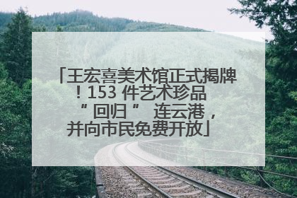 王宏喜美术馆正式揭牌！153 件艺术珍品 “ 回归 ” 连云港，并向市民免费开放