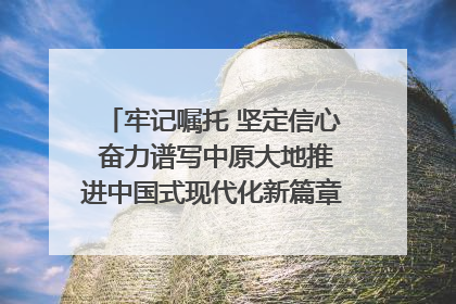 牢记嘱托 坚定信心 奋力谱写中原大地推进中国式现代化新篇章（六）河南绘就“行走河南·读懂中国”新画卷丨牢记嘱托谱新篇