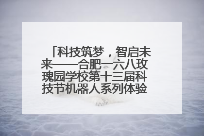 科技筑梦，智启未来——合肥一六八玫瑰园学校第十三届科技节机器人系列体验赛燃动校园
