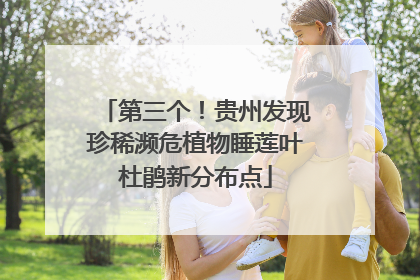 第三个！贵州发现珍稀濒危植物睡莲叶杜鹃新分布点