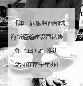 第二届服务西部陆海新通道建设司法协作“13+2”推进活动在南宁举办