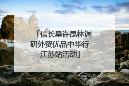 信长星许昆林调研外贸优品中华行江苏站活动