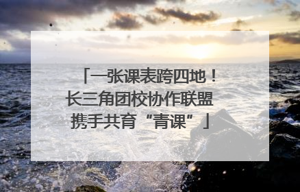 一张课表跨四地！长三角团校协作联盟携手共育“青课”