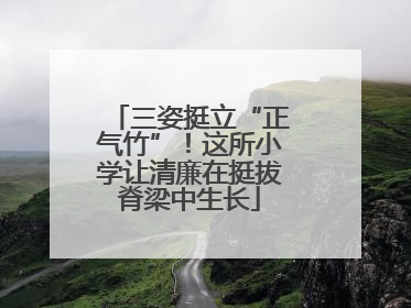 三姿挺立“正气竹”！这所小学让清廉在挺拔脊梁中生长