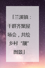 兰溪镇：干群齐聚屋场会，共绘乡村“靓”图景