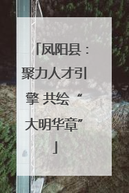凤阳县：聚力人才引擎 共绘“大明华章”