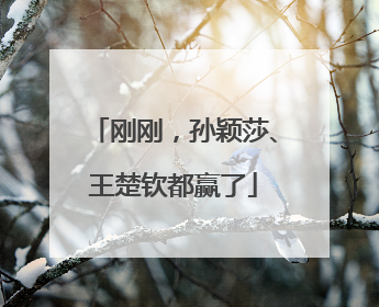 刚刚，孙颖莎、王楚钦都赢了
