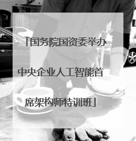 国务院国资委举办中央企业人工智能首席架构师特训班