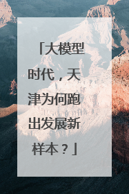 大模型时代，天津为何跑出发展新样本？
