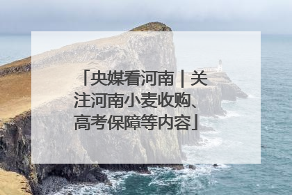 央媒看河南｜关注河南小麦收购、高考保障等内容
