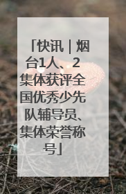 快讯｜烟台1人、2集体获评全国优秀少先队辅导员、集体荣誉称号