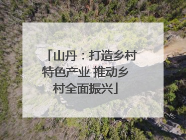山丹：打造乡村特色产业 推动乡村全面振兴