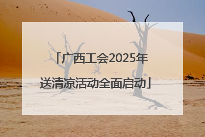 广西工会2025年送清凉活动全面启动