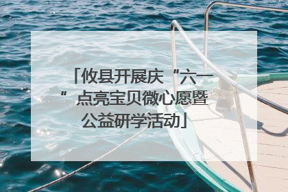 攸县开展庆“六一”点亮宝贝微心愿暨公益研学活动