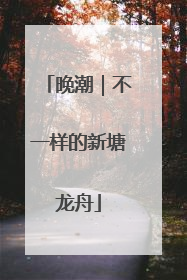 晚潮｜不一样的新塘龙舟