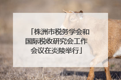 株洲市税务学会和国际税收研究会工作会议在炎陵举行
