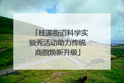 桂溪街道科学实验秀活动助力传统商圈焕新升级