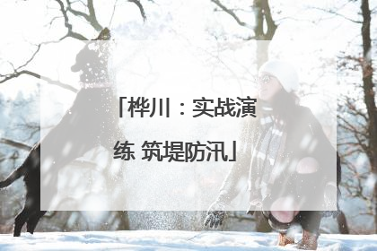 桦川：实战演练 筑堤防汛