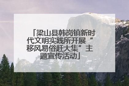 梁山县韩岗镇新时代文明实践所开展“移风易俗赶大集”主题宣传活动