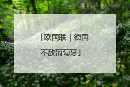欧国联｜德国不敌葡萄牙