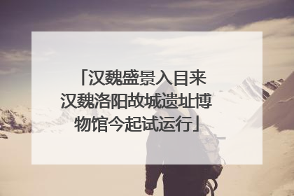 汉魏盛景入目来 汉魏洛阳故城遗址博物馆今起试运行