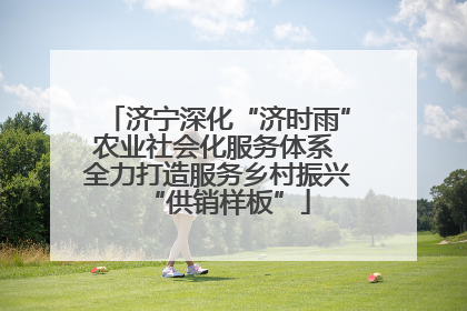 济宁深化“济时雨”农业社会化服务体系 全力打造服务乡村振兴“供销样板”