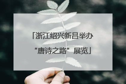 浙江绍兴新昌举办“唐诗之路”展览