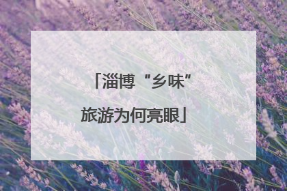 淄博“乡味”旅游为何亮眼