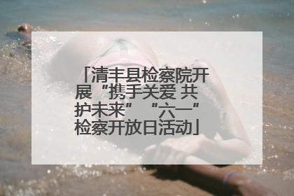 清丰县检察院开展“携手关爱 共护未来”“六一”检察开放日活动
