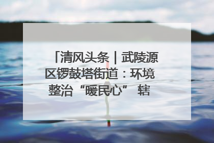 清风头条｜武陵源区锣鼓塔街道：环境整治“暖民心” 辖区面貌“靓”起来