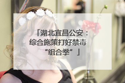 湖北宜昌公安：综合施策打好禁毒“组合拳”