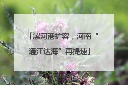 漯河港扩容，河南“通江达海”再提速
