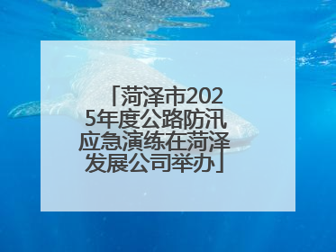 菏泽市2025年度公路防汛应急演练在菏泽发展公司举办