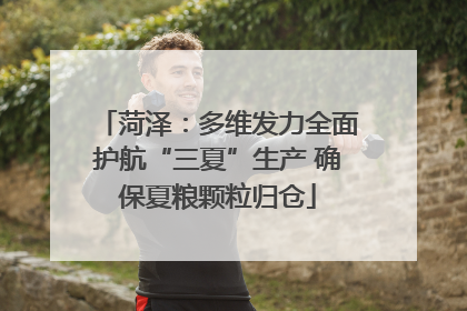 菏泽：多维发力全面护航“三夏”生产 确保夏粮颗粒归仓
