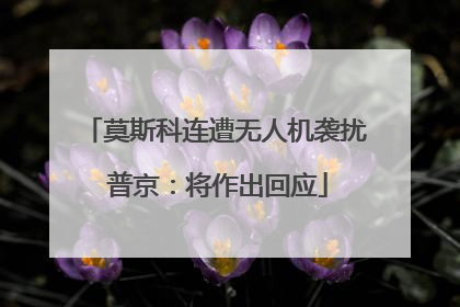 莫斯科连遭无人机袭扰 普京：将作出回应