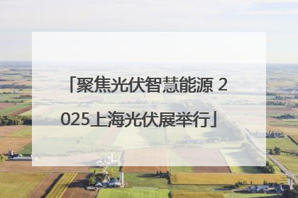聚焦光伏智慧能源 2025上海光伏展举行