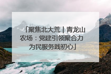 聚焦北大荒｜青龙山农场：党建引领聚合力 为民服务践初心