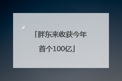 胖东来收获今年首个100亿