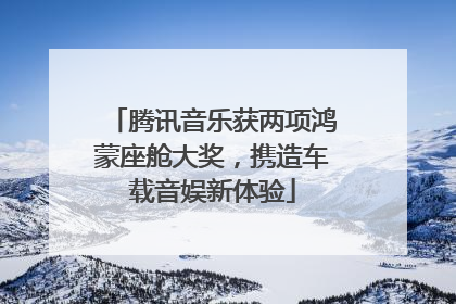腾讯音乐获两项鸿蒙座舱大奖，携造车载音娱新体验