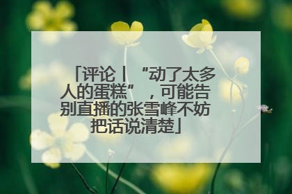 评论丨“动了太多人的蛋糕”，可能告别直播的张雪峰不妨把话说清楚