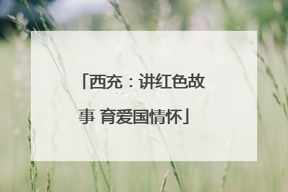 西充：讲红色故事 育爱国情怀