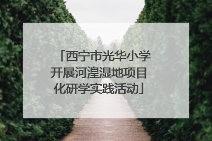 西宁市光华小学开展河湟湿地项目化研学实践活动