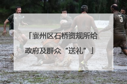 襄州区石桥资规所给政府及群众“送礼”